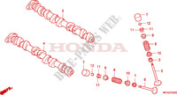 ARVORE CAMES/VALVULA para Honda CBF 1000 T ABS 2010
