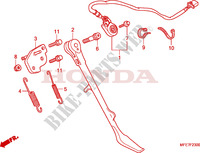 DESCANCO LATERAL para Honda SHADOW VT 750 2010