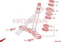 COLUNA DIRECCAO para Honda CB 600 F HORNET ABS 2010