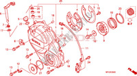 TAMPA CARTER DIREITA para Honda CB 600 F HORNET STRIPE 34HP 2010