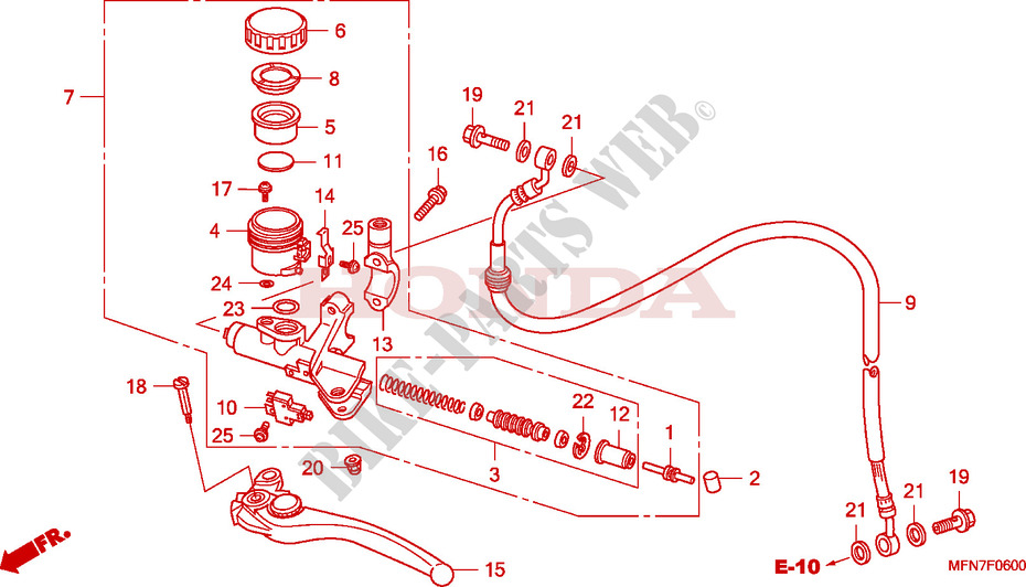 BOMBA PRINCIPAL EMBRAIA. para Honda CB 1000 R 2009