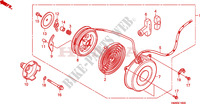 ARRANCADOR RETRACTIL para Honda TRX 250 FOURTRAX RECON Electric Shift 2010