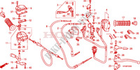 MANETE/INTERRUPTOR/CABO para Honda FOURTRAX 420 RANCHER 4X4 Manual Shift 2008