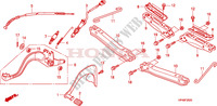 POUSA PES/PEDAL para Honda FOURTRAX 420 RANCHER 4X4 Manual Shift 2007