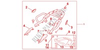 RACK DE BAGAGEM para Honda CROSSRUNNER 800 2011