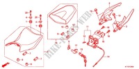ASSENTO SIMPLES(2) para Honda CBR 125 NOIR 2012