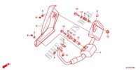 SILENCIADOR ESCAPE(2) para Honda CBR 125 NOIR 2012