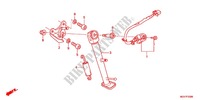 DESCANCO CENTRAL/PEDAL TRAVAOES para Honda CBR 600 F ABS 2012