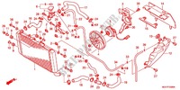 RADIADOR para Honda CBR 600 F ABS 2012