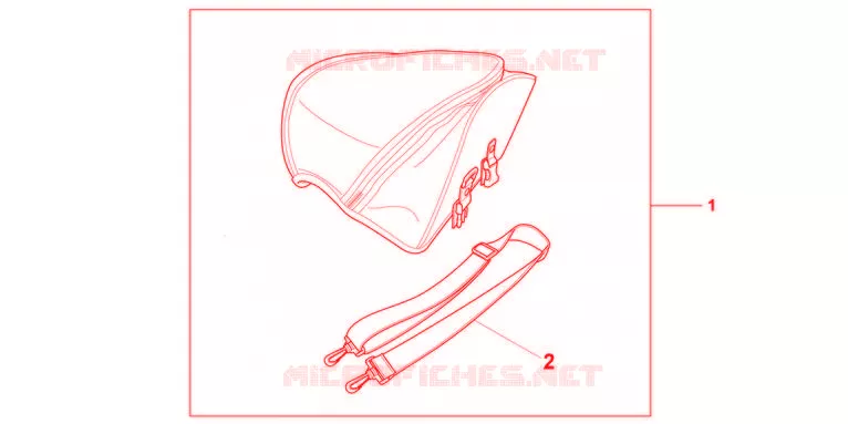TAIL PACK ATT Honda MOTO 600 CBR 2012  CBR600FAC