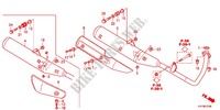 SILENCIADOR ESCAPE(2) para Honda ACE 125 CASTED WHEELS 2012