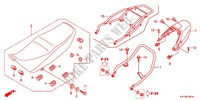 BANCO/CARENAGEM TRASEIRA (2) para Honda ACE 125 CASTED WHEELS 2012