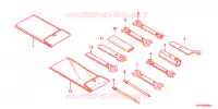 FERRAMENTAS/CAIXA DE BATERIA para Honda CB1 125 RADIOS RUEADA 2012
