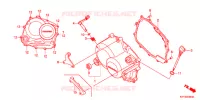 TAMPA CARTER DIREITA para Honda CB1 125 RADIOS RUEADA 2012