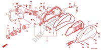 TAMPA FRENTE/FILTRO AR para Honda SH 125 SPECIAL 2ED 2012