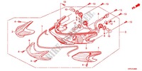 LUZ COMBINADA TRASEIRA para Honda SH 125 TOP CASE BRONZE 4F 2012