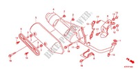 SILENCIADOR ESCAPE(2) para Honda SH 125 TOP CASE BRONZE 4F 2012