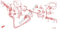MANETE/INTERRUPTOR/CABO/RETROVISOR para Honda SH 300 ABS NOIR 2012