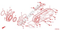 TAMPA CARTER ESQUERDA/ GERADOR(2) para Honda SH 300 R ABS TYPE E 2012
