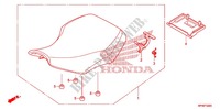 ASSENTO SIMPLES(2) para Honda FOURTRAX 420 RANCHER 4X4 Electric Shift 2012