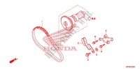 CORRENTE ARVORE CAMES/TENSOR para Honda FOURTRAX 420 RANCHER 4X4 Electric Shift 2012