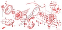 PAINEL TRAVAO TRASEIRO para Honda FOURTRAX 420 RANCHER 4X4 Electric Shift 2012