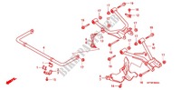 BRACO TRASEIRO para Honda FOURTRAX 420 RANCHER 4X4 AT PS 2012