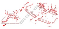 PEDAL/POUSA PES para Honda FOURTRAX 420 RANCHER 4X4 AT PS 2012
