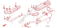 SILENCIADOR ESCAPE(2) para Honda FOURTRAX 420 RANCHER 4X4 AT PS 2012