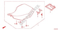 ASSENTO SIMPLES(2) para Honda FOURTRAX 420 RANCHER 2X4 Electric Shift 2012