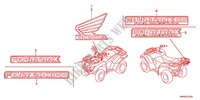 EMBLEMA/FAIXA (1) para Honda FOURTRAX 420 RANCHER 2X4 Electric Shift 2012