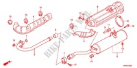 SILENCIADOR ESCAPE(2) para Honda FOURTRAX 420 RANCHER 2X4 Electric Shift 2012