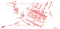 TAMPA CABECA MOTOR (TRASEIRA) para Honda VFR 1200 DCT 2012