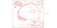TOP CASE 45L TITANIUM BLADE para Honda VFR 1200 DCT 2012