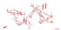DESCANCO CENTRAL/PEDAL TRAVAOES para Honda PCX 125 SPECIAL EDITION 2012