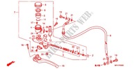 TRAVAO FR.BOMBA PRINCIPAL para Honda CB 1000 R ABS WHITE 2012