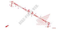 PONTEIRA DIRECCAO para Honda FOURTRAX 420 RANCHER 4X4 Manual Shift RED 2013