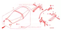 ASSENTO SIMPLES(2) para Honda CB 1100 ABS 2013