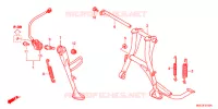 DESCANCO CENTRAL/PEDAL TRAVAOES para Honda CB 1100 ABS 2013