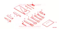 FERRAMENTAS/CAIXA DE BATERIA para Honda CB 1100 ABS 2013