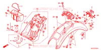 GUARDA LAMAS TRASEIRO para Honda CB 1100 ABS 2013