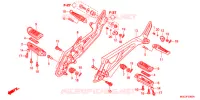 POUSA PES/BRACO DE CONTRA GOLPE/ PEDAL MUDANCAS para Honda CB 1100 ABS 2013