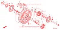 RODA TRASEIRA para Honda CB 1100 ABS 2013