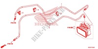 TUBO TRAVAO TR./TUBO METALICO TRAVAOES para Honda CB 500 F ABS BLANCHE 2013