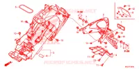 GUARDA LAMAS TRASEIRO para Honda CB 500 X 2013