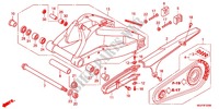 BRACO OSCILANTE/CORPO CORRENTE para Honda CBR 1000 RR WHITE 2012