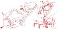 SELA para Honda CBR 1000 RR FIREBLADE RED 2012