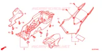 GUARDA LAMAS TRÁS para Honda CBR 1000 RR BLACK 2012