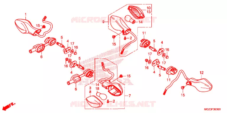 PISCA(2) Honda MOTO 500 CBR 2013  CBR500RAD