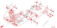 AMORTECEDOR TRASEIRO(2) para Honda CBR 500 R ABS BLANCHE 2013
